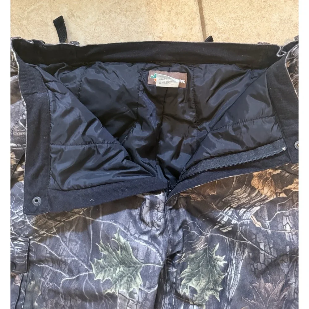 Bushmaster Pants Men's XXL Camo Insulated Mossy Oak Hunting, Waterproof
